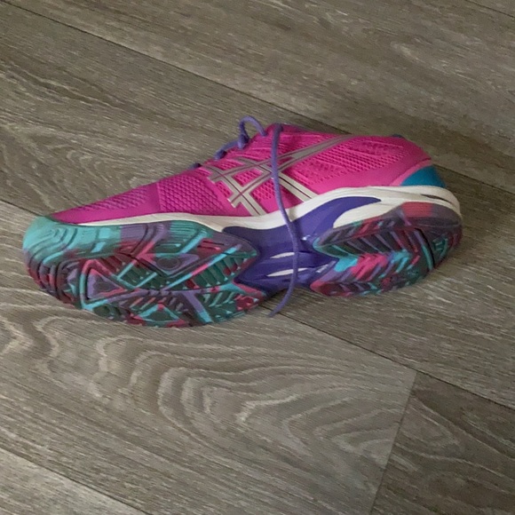 Asics size 12 running shoe purple - Picture 6 of 7